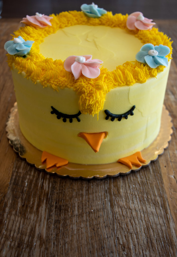 Easter Chick Cake Three Brothers Bakery