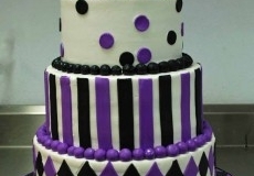 BYSP2007-3-tier-purple-and-black-fun-party-cake