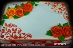 BYSP2270-Sheet-Cake-Orange-roses-sheet-cake