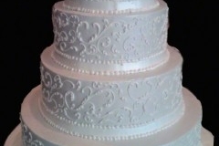 WED054-4-tier-round-white-wedding-cake-with-scrollwork-54-82-2