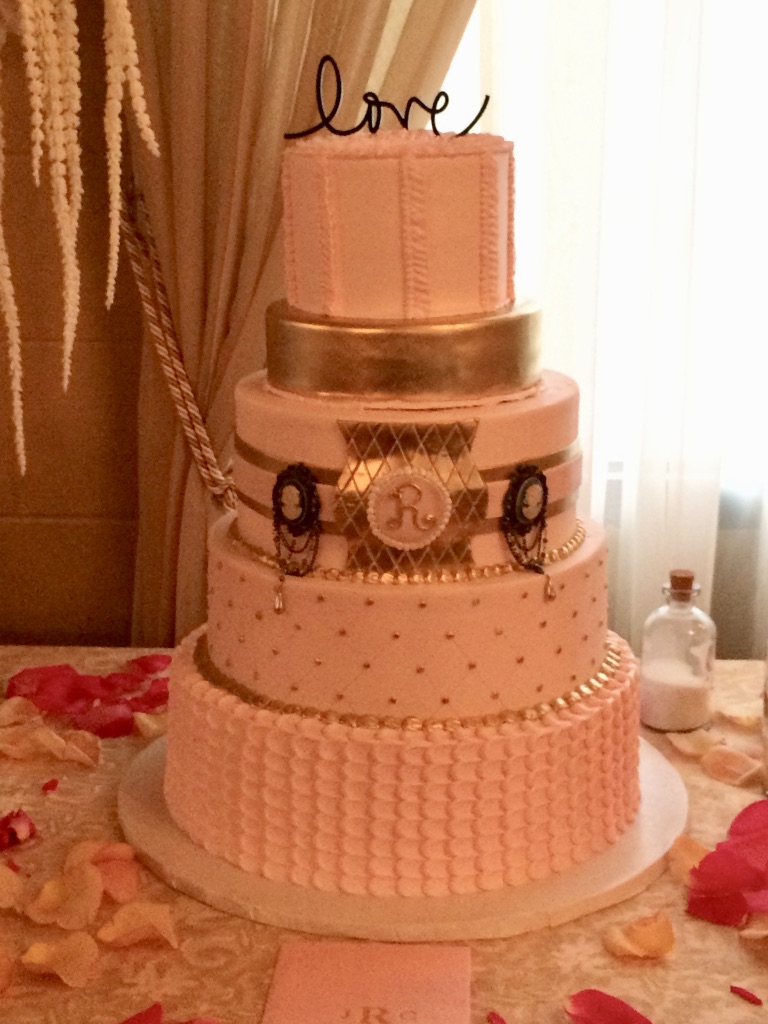 Jasmine's wedding cake by Three Brothers Bakery