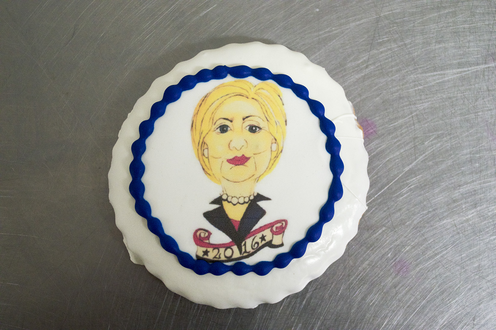 Three Brothers Bakery Hillary Clinton Cookie
