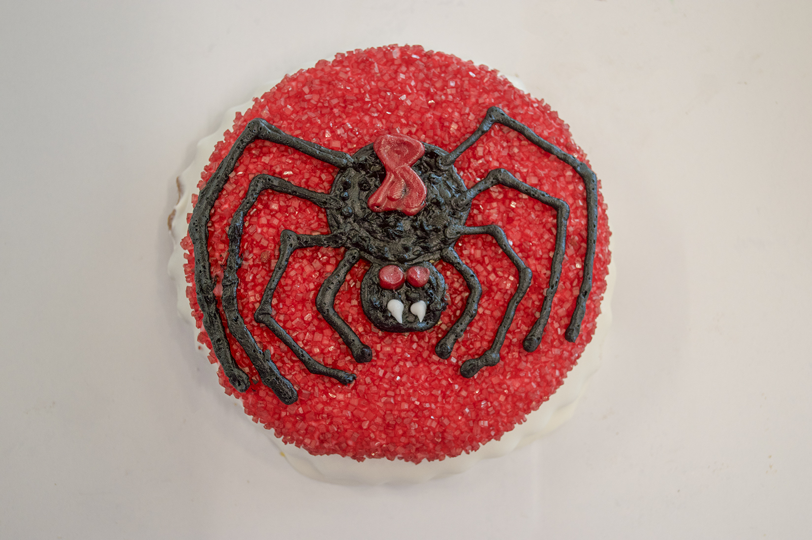 Three Brothers Bakery Halloween Spider Cookie 2016