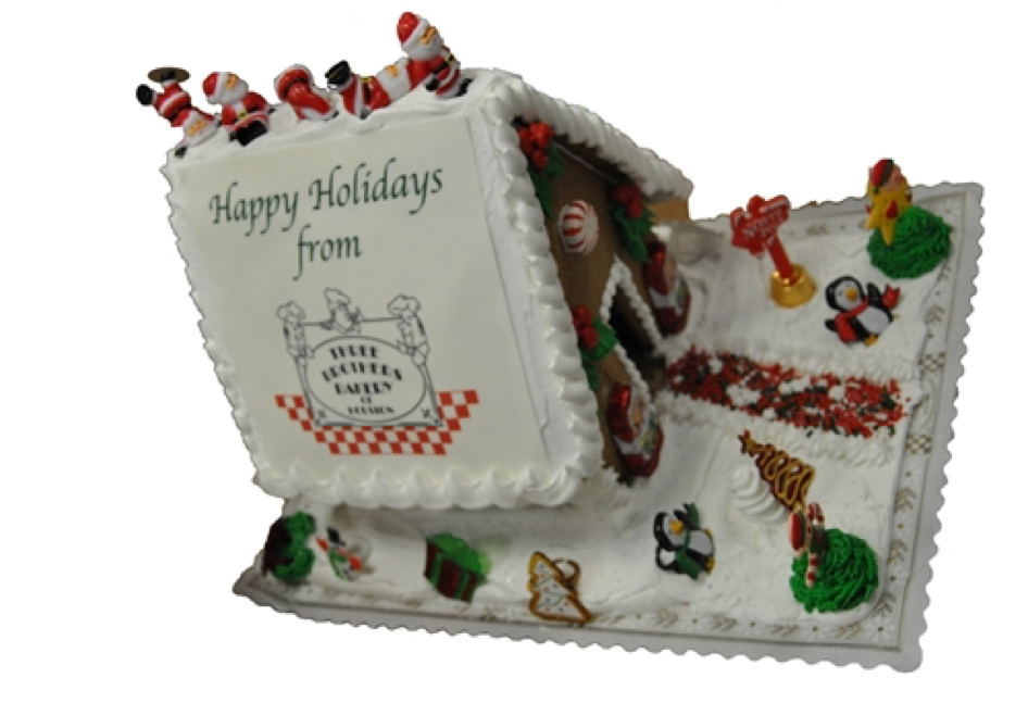 Three Brothers Bakery Corporate Gift Gingerbread House
