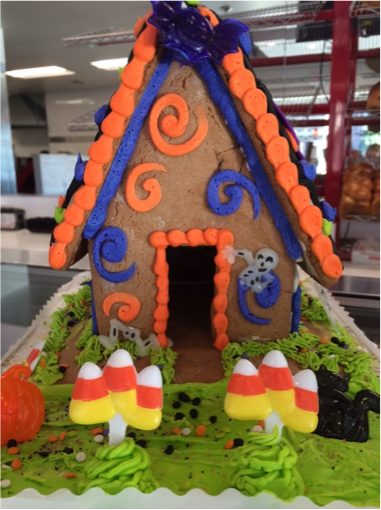 Three Brothers Bakery Halloween Gingerbread House