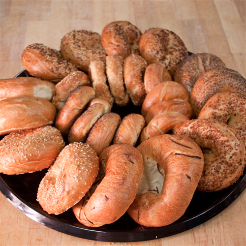 Bagels w/ Cream Cheese Party Tray | Three Brothers Bakery