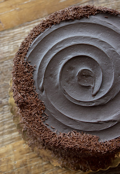 Chocolate Ripple Fudge Cake