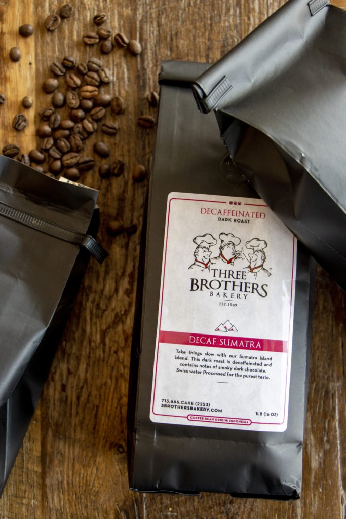 Decaf Sumatra Coffee Three Brothers Bakery