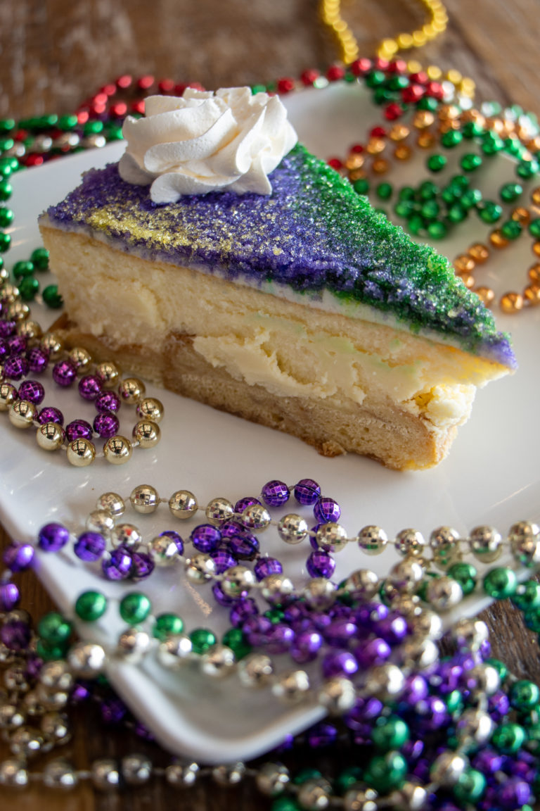 10'' Mardi Gras Cheesecake | Three Brothers Bakery