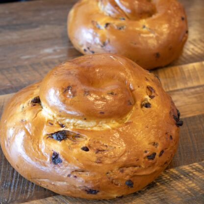 Round Raisin Challah