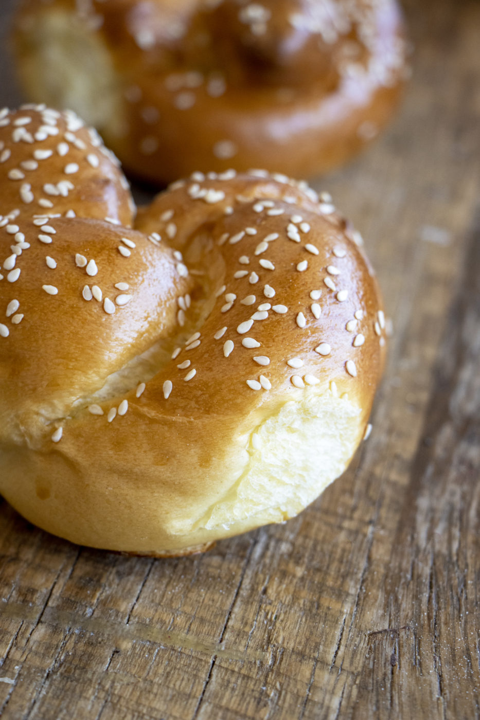 Sesame Challah Roll | Three Brothers Bakery