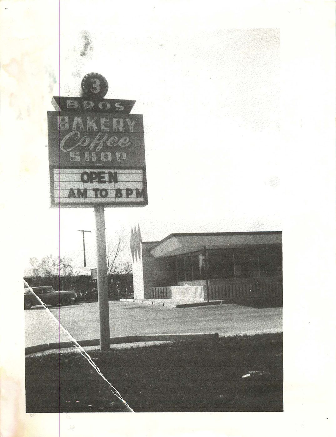 3 Brothers Bakery in 1960