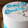 Happy Hanukkah 8" Round Cake - Image 3