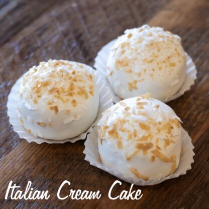 Italian Cream Cake Balls