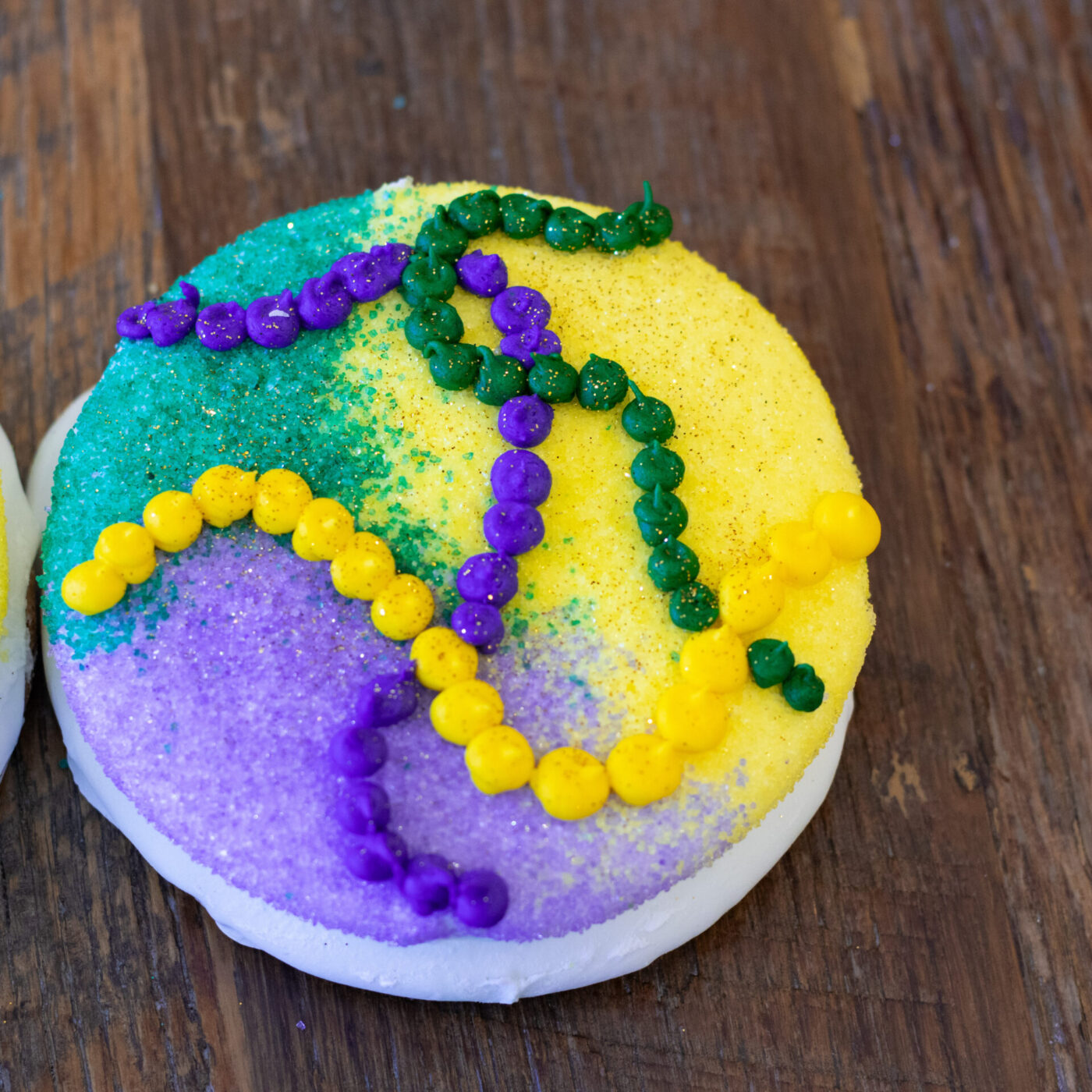 How to Make Mardi Gras Decorated Cookies