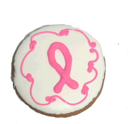 pink ribbon cookie supporting susan g. komen Houston