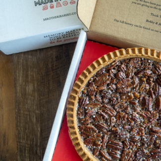 Salted Caramel Pecan Pie for shipping