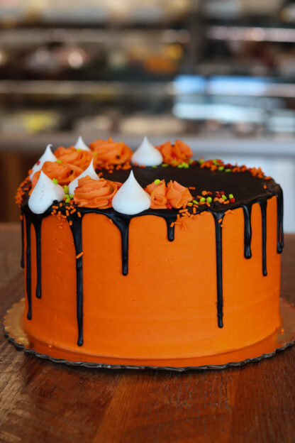 Halloween Chocolate Drip Cake