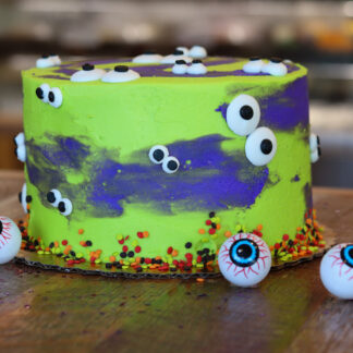 Halloween Monster Eyeball Cake