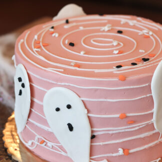 Perfect Pink Cake for Halloween