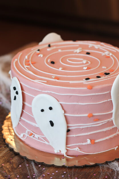 Perfect Pink Cake for Halloween