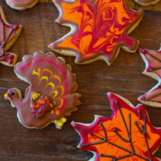 Thanksgiving Royal Iced Cookies