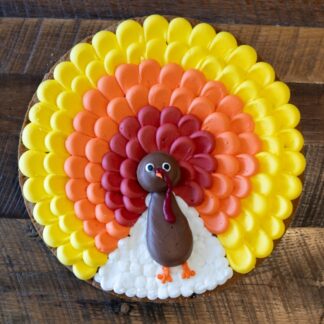 Thanksgiving Turkey Cookie Cake