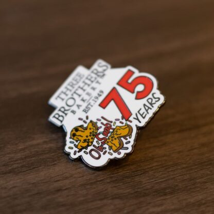 75th Anniversary Oh Snap Gingy Lapel Pin