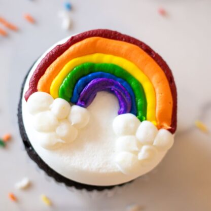 Pride cupcake