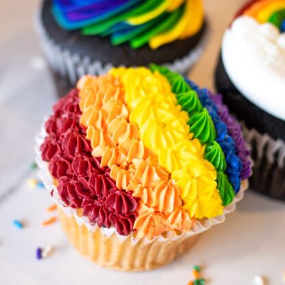 Pride cupcake