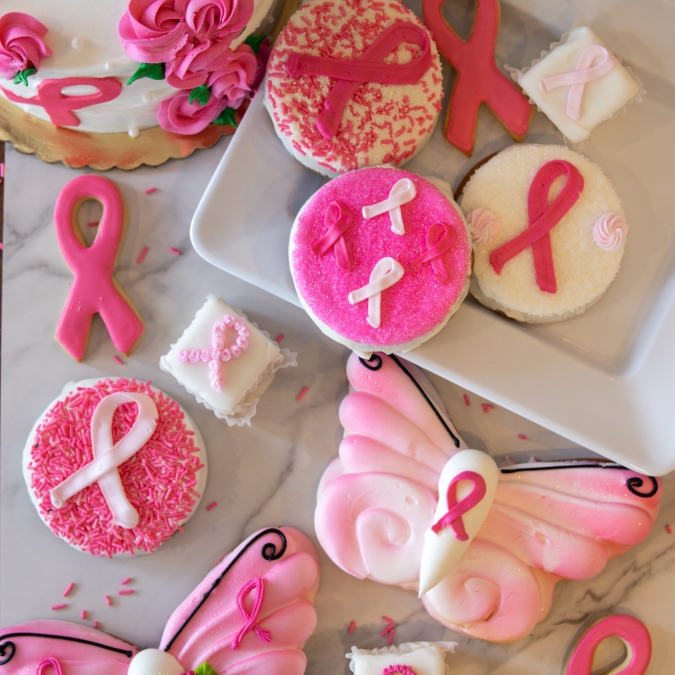 Breast Cancer Awareness Month Pink Ribbon Treats