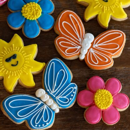 Summer Royal Iced Cookies